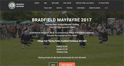 Desktop Screenshot of bradfieldmayfayre.co.uk