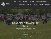 Tablet Screenshot of bradfieldmayfayre.co.uk